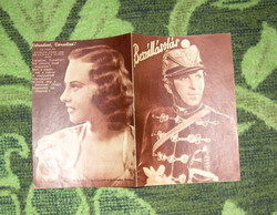 Beszállásolás Szeleczky Zita Páger Antal filmreklám füzet 1938.