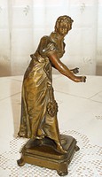 Vincent Déséré Faure de Broussé: Young Woman, Small Sculpture
