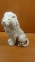 Zsolnay porcelán oroszlán arany-platina díszítéssel hibátlan
