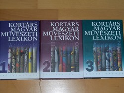 Könyvtár felszámolás-Kortárs Magyar Művészeti Lexikon 1-3.