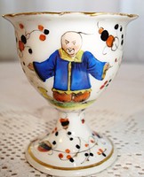 Fischer Ignác porcelán tojástartó a XIX. századból