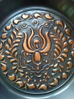 Réz vagy bronz fali tányér Ø 35 cm