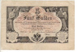 5 Gulden 1866 is a very rare original condition