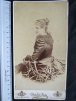 Photo photography photo strelisky hardback dr fábián lajosné kudriczy rieger ilona arad cca 1900