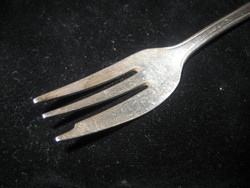 Silver-plated pastry fork 15.3 cm bs platura marked 90