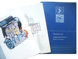 Trabant 601 személygépkocsi javítási kézikönyve DDR