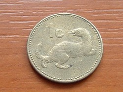 MÁLTA 1 CENT 1995 MENYÉT