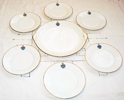 Antique Hüttl Dessert Set (1900-1910)