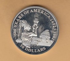 Ezüst 50 Dollár Maya főpap