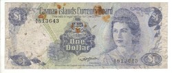 1 dollár 1974 Cayman szigetek Kajmán Ritka