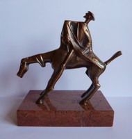 Olcsai-Kiss Zoltán: Don Quijote bronz szobor