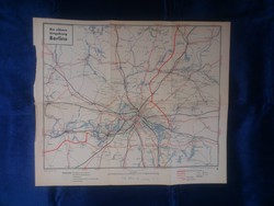 1939 - Berlin és környéke - 43 x 51 cm. - térkép