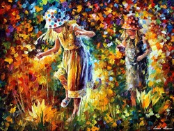 Leonid Afremov: Sisters