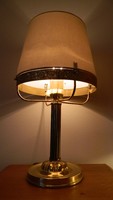Aranyszínű art deco stílusú asztali lámpa
