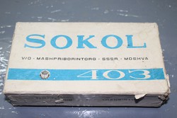 Sokol rádió 403-as Dobozában