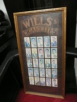 KURIÓZUM! Az 1936-os cricket szezon játékosainak Will's féle ajándék kártya gyűjteménye 