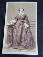Victoria victoria british english queen flagged cdv photo hardback photo photography approx. 1880