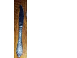 Thick silver plated 090 micron thick coated Russian knife