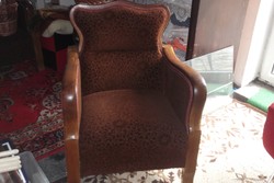 2 db régi art deco karfás fotel
