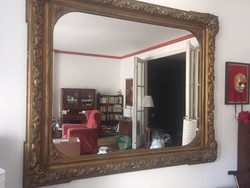 Barokk jellegű keretben nagy méretű tükör eladó