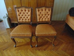 Felújítendó barokk szék /  2db