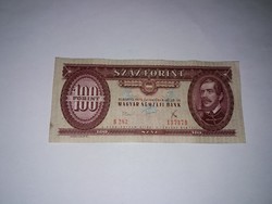 100 Forint 1975-ös, szép tartású ropogós  bankjegy  !