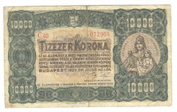 10000 korona 1923 II. Eredeti
