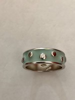 Különleges vidám ezüst gyűrű 