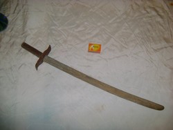 Régi játék fa kard - kb. 70 éves