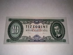 10 Forint 1975-ös ,Hajtatlan UNC bankjegy !!