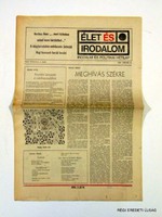 1989 február 10  /  ÉLET ÉS IRODALOM  /  RÉGI EREDETI MAGYAR ÚJSÁG Szs.:  3780