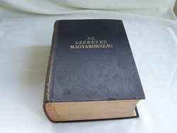 Az Ezeréves Magyarország 1939-es kiadás szép állapotban
