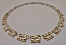 Special antique silver plated necklace
