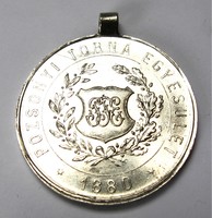 ​Pozsonyi Torna Egyesület 1880 ezüst érem