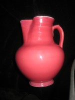 Zsolnay rózsaszín korsó  19 cm