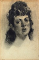 Európai művész 1950 körül : Női portré