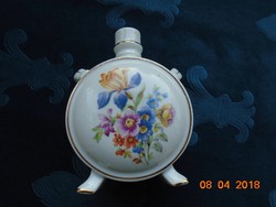 Hibátlan Drasche Virágos porcelán dísz kulacs-14 cm