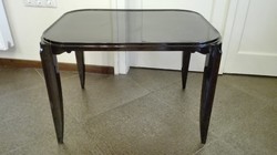French artdeco high gloss black table