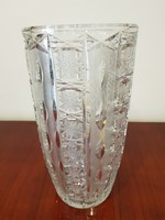 Nagy méretű üveg kristály  váza 