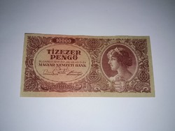 Tizezer Pengő 1945-ös ,Bélyeg nélkül .Nagyon szép, ropogós  bankjegy !