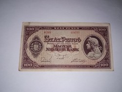 100  Pengő 1945-ös,használtabb   bankjegy !