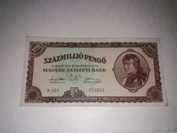 Százmillió Pengős bankjegy  1946-os ,ropogós szép állapotban!
