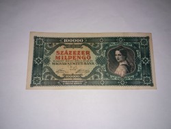 Százezer Milpengő 1946-os,nagyonszép ropogós  bankjegy!!