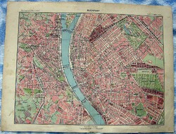 Budapest térkép 1925, 1926, 1931, 1930-as évek. (5 darab együtt) 