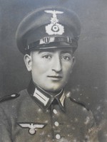 2.Világháborús német katona nagyméretű eredeti fotó.