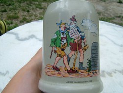 Marked old West German cup beer mug from 1987