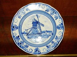 Dutch decorative wall plate - marked