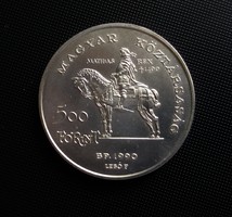 Gyönyörű ezüst 500 Forint, 1990, 28 g.