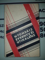 Nyomdász évkönyv és útikalauz 1931