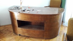 Art deco különleges íróasztal és szék